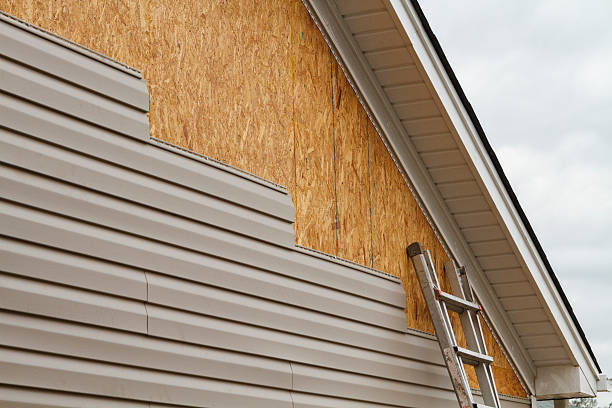 Professional Siding Replacement technician working in Dry Run, OH